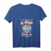 K-Pop Damen Hallyu T-Shirt mit V-Ausschnitt - Asiatischer Kawaii Style für Koreanische Musik, K-Drama & Seoul Fans