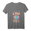 K-Pop Damen Hallyu T-Shirt mit V-Ausschnitt - Asiatischer Kawaii Style für Koreanische Musik, K-Drama & Seoul Fans