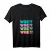 Damen K-drama K-pop Fan Wae Funny Korean Drama Musik Fan Korea T-Shirt mit V-Ausschnitt – Humorvolles Fan-Shirt für Koreanische Kultur und Alltag