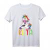 Hardtekk & Gabber T-Shirt mit Einhorn - Tekkno Hardcore Rave Mode Bekleidung für Liebhaber von Schranz, Speedcore & Frenchcore