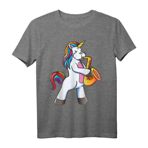 Saxophon Einhorn Marching Band und Jazz Spieler T-Shirt – Perfektes Geschenk für Kinder, Geburtstags-, Halloween- & Weihnachtsgeschenk für junge Saxophonisten