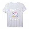 Damen Party Hard Feiern Malle Ibiza JGA Techno Rave Einhorn T-Shirt – Lustiges Party Outfit für Frauen & Freundinnen, Ideal für JGA, Geburtstags- & Weihnachtsgeschenke