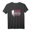 Eishockey T-Shirt für Mädchen mit Motiv 'Ballett? echte Mädchen spielen Eishockey' – Perfekt für Fans und Spielerinnen