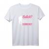 Eishockey T-Shirt für Mädchen mit Motiv 'Ballett? echte Mädchen spielen Eishockey' – Perfekt für Fans und Spielerinnen