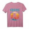 Kinder 6. Geburtstag Retro Eishockey Fan T-Shirt für Jungen - Perfektes Geschenk und Dekoration zum 6. Geburtstag