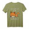 Lustiges Fuchs Schlafshirt, Pyjama & Nachthemd – Witziges Geschenk für Langschläfer, Morgenmuffel & Nachteulen, Damen & Herren