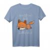 Lustiges Fuchs Schlafshirt, Pyjama & Nachthemd – Witziges Geschenk für Langschläfer, Morgenmuffel & Nachteulen, Damen & Herren