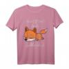 Lustiges Fuchs Schlafshirt, Pyjama & Nachthemd – Witziges Geschenk für Langschläfer, Morgenmuffel & Nachteulen, Damen & Herren