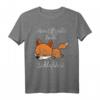 Lustiges Fuchs Schlafshirt, Pyjama & Nachthemd – Witziges Geschenk für Langschläfer, Morgenmuffel & Nachteulen, Damen & Herren