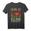 12. Geburtstag Junge Deko & Gamer T-Shirt – Perfektes Geschenk & Partydekoration für Zocker und Geburtstagskinder