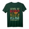 12. Geburtstag Junge Deko & Gamer T-Shirt – Perfektes Geschenk & Partydekoration für Zocker und Geburtstagskinder