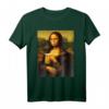 Mona Lisa Bier hacken T-Shirt für Männer und Frauen – Lustiges Irland, Glücks- und Paddys-Design, Vintage Retro Stil für Geburtstag & Weihnachten