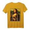Mona Lisa Bier hacken T-Shirt für Männer und Frauen – Lustiges Irland, Glücks- und Paddys-Design, Vintage Retro Stil für Geburtstag & Weihnachten