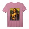 Mona Lisa Bier hacken T-Shirt für Männer und Frauen – Lustiges Irland, Glücks- und Paddys-Design, Vintage Retro Stil für Geburtstag & Weihnachten