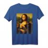 Mona Lisa Bier hacken T-Shirt für Männer und Frauen – Lustiges Irland, Glücks- und Paddys-Design, Vintage Retro Stil für Geburtstag & Weihnachten