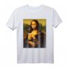 Mona Lisa Bier hacken T-Shirt für Männer und Frauen – Lustiges Irland, Glücks- und Paddys-Design, Vintage Retro Stil für Geburtstag & Weihnachten