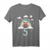 Kinder 5. Geburtstag Regenbogen T-Shirt – Niedliches Geburtstagsoutfit für Jungen und Mädchen im Kindergartenalter