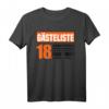Lustiges Gästebuch T-Shirt zum 18. Geburtstag - Bitte Eintragen, Erinnerung für Gäste, Party-Gag & Geschenkidee für 18-Jährige