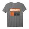 Lustiges Gästebuch T-Shirt zum 18. Geburtstag - Bitte Eintragen, Erinnerung für Gäste, Party-Gag & Geschenkidee für 18-Jährige