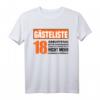 Lustiges Gästebuch T-Shirt zum 18. Geburtstag - Bitte Eintragen, Erinnerung für Gäste, Party-Gag & Geschenkidee für 18-Jährige