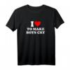 HapDuck Funny Red Heart Love T-Shirt – Humorvolles Partyshirt für Teenager, Freundinnen & Freunde als Geschenk