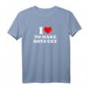 HapDuck Funny Red Heart Love T-Shirt – Humorvolles Partyshirt für Teenager, Freundinnen & Freunde als Geschenk