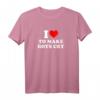 HapDuck Funny Red Heart Love T-Shirt – Humorvolles Partyshirt für Teenager, Freundinnen & Freunde als Geschenk