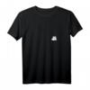 Lustiges Damen Katzen T-Shirt mit Mittelfinger Pocket - Humorvolles Tiermotiv mit V-Ausschnitt, ideales Geschenk für Katzenliebhaber