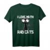 Lustiges Mathe T-Shirt mit Katze und Formeln – Perfekt für Mathelehrer, Katzenliebhaber und Humorvolle