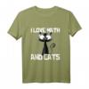 Lustiges Mathe T-Shirt mit Katze und Formeln – Perfekt für Mathelehrer, Katzenliebhaber und Humorvolle