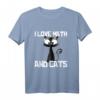 Lustiges Mathe T-Shirt mit Katze und Formeln – Perfekt für Mathelehrer, Katzenliebhaber und Humorvolle