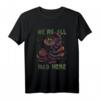 HapDuck Alice im Wunderland T-Shirt mit Cheshire Cat Neon Design - All Mad Here Lizenziertes Disney Fan-Shirt