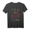 HapDuck Alice im Wunderland T-Shirt mit Cheshire Cat Neon Design - All Mad Here Lizenziertes Disney Fan-Shirt