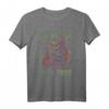 HapDuck Alice im Wunderland T-Shirt mit Cheshire Cat Neon Design - All Mad Here Lizenziertes Disney Fan-Shirt