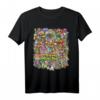 Monster Medley T-Shirt – Klassisch geschnitten mit doppeltem Saum, perfektes Streetwear-Design für Fans