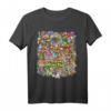 Monster Medley T-Shirt – Klassisch geschnitten mit doppeltem Saum, perfektes Streetwear-Design für Fans