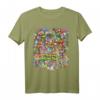Monster Medley T-Shirt – Klassisch geschnitten mit doppeltem Saum, perfektes Streetwear-Design für Fans