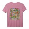 Monster Medley T-Shirt – Klassisch geschnitten mit doppeltem Saum, perfektes Streetwear-Design für Fans