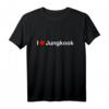 I Heart Jungkook T-Shirt – K-Pop Fanartikel für BTS Fans, klassisch geschnitten