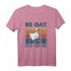 HapDuck Do Crime Duck - Lustiges LGBTQ Pride T-Shirt für Lesben, Bisexuelle, Transgender & Gender Queer mit Humor