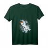 HapDuck Frozen Olaf T-Shirt mit V-Ausschnitt - Officially Licensed Schneeflocken Design