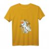 HapDuck Frozen Olaf T-Shirt mit V-Ausschnitt - Officially Licensed Schneeflocken Design