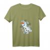 HapDuck Frozen Olaf T-Shirt mit V-Ausschnitt - Officially Licensed Schneeflocken Design