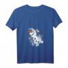 HapDuck Frozen Olaf T-Shirt mit V-Ausschnitt - Officially Licensed Schneeflocken Design