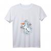HapDuck Frozen Olaf T-Shirt mit V-Ausschnitt - Officially Licensed Schneeflocken Design