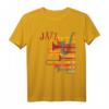 Jazz Musik Player T-Shirt mit Trompete - Retro Vintage 70er Style für Musiker & Musikfans