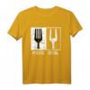 Heavy Metal Plastik Gabel Lustiges Rockmusik T-Shirt – Geschenk für Rockmusiker, Gitarristen & Metal Fans