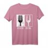 Heavy Metal Plastik Gabel Lustiges Rockmusik T-Shirt – Geschenk für Rockmusiker, Gitarristen & Metal Fans