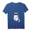 Lustiges Damen Katzen mit Sonnenbrille Klarinettistin T-Shirt – Perfektes Geschenk für Klarinettisten, Katzenliebhaber und Musikfans