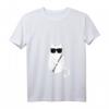 Lustiges Damen Katzen mit Sonnenbrille Klarinettistin T-Shirt – Perfektes Geschenk für Klarinettisten, Katzenliebhaber und Musikfans